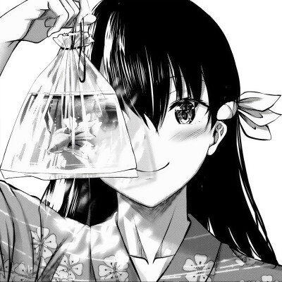 黑白漫头，女头