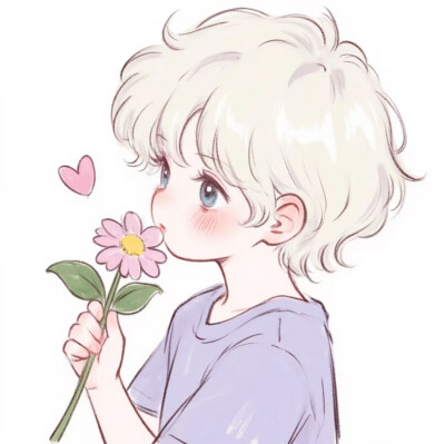 温柔紫❀可爱情头❀萌妹