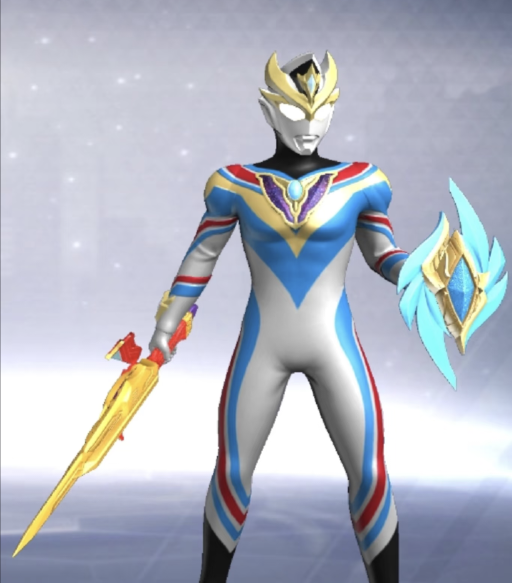 德凯奥特曼强劲型，奥特双重剑、德凯剑盾。(侵权删)