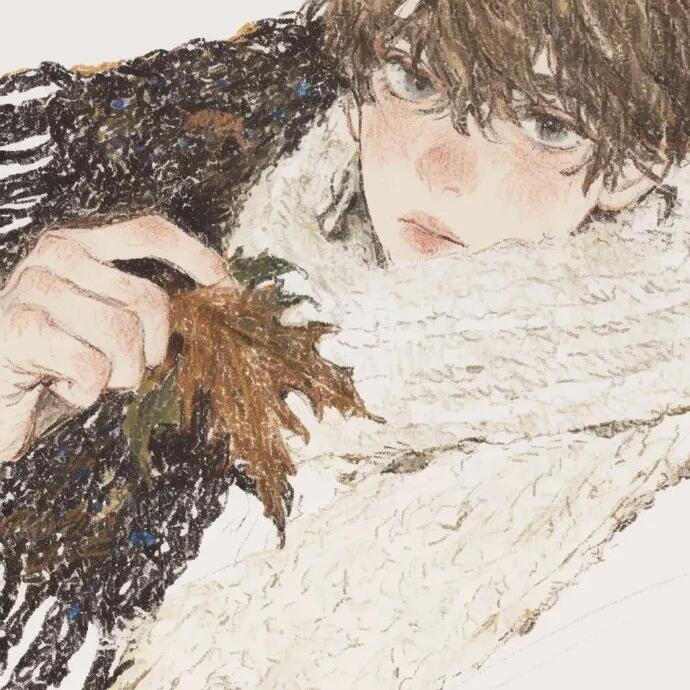 文艺情头，手绘风