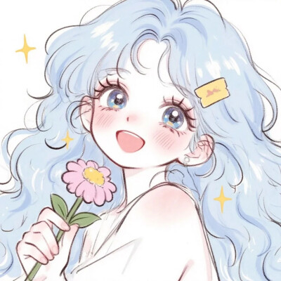 小清新头像，萌妹，甜妹，猫，花❀蝴蝶