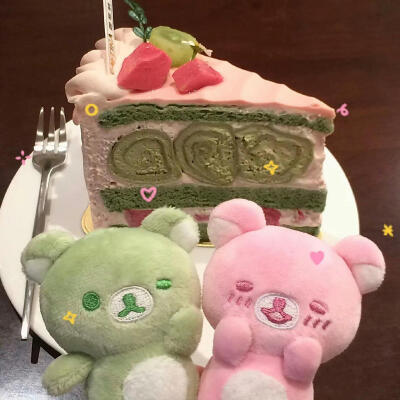 粉绿色系/绿色系背景图