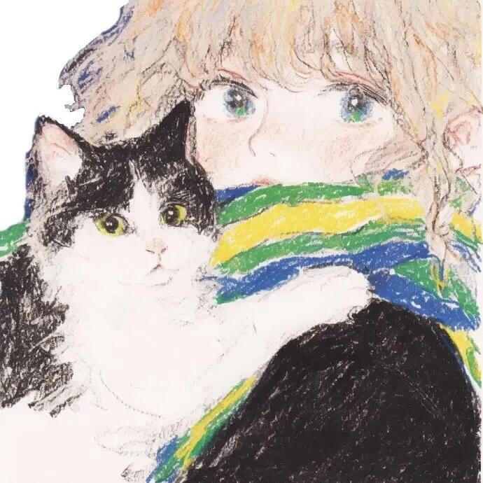 个性情头，手绘风，文艺情头