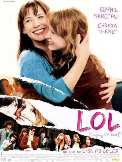▲ 这部《LOL 2.0》，是2008年同样由苏菲·玛索主演的《LOL》续作，题材依旧是苏菲·玛索最擅长、也最受欢迎的法国轻喜剧，讲述的故事是55岁的安妮在以为自己终于自由了之后，女儿要求回来同住，而儿子则宣布她要当奶…