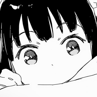 黑白漫画/女生头像