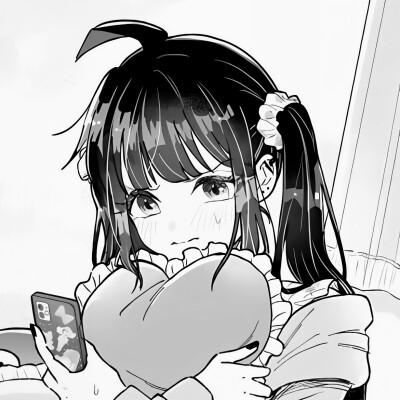 黑白漫画/女生头像