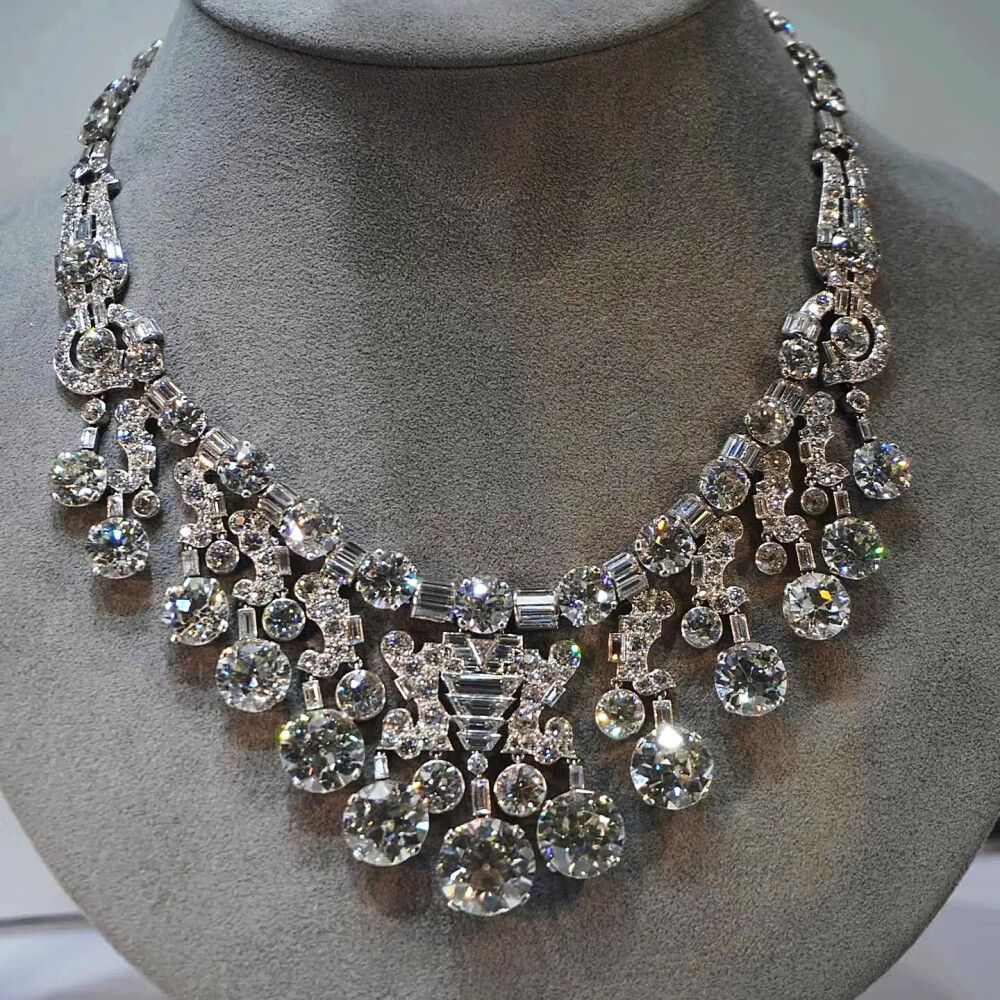 卡地亚钻石项链