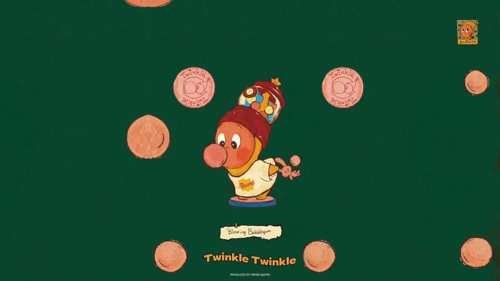 twinkletwinkle星星人壁纸，搬运来自G195潮流壁纸