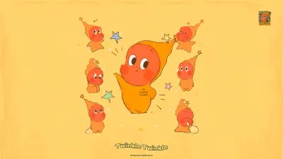 twinkletwinkle星星人壁纸，搬运来自G195潮流壁纸