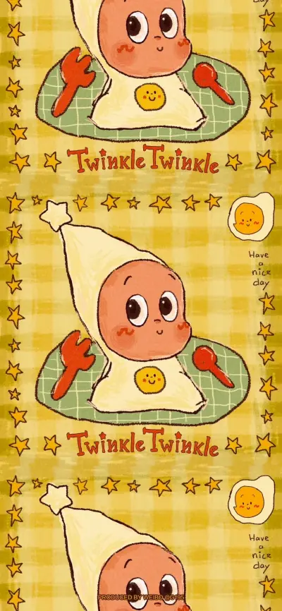 twinkletwinkle星星人壁纸，搬运来自G195潮流壁纸
