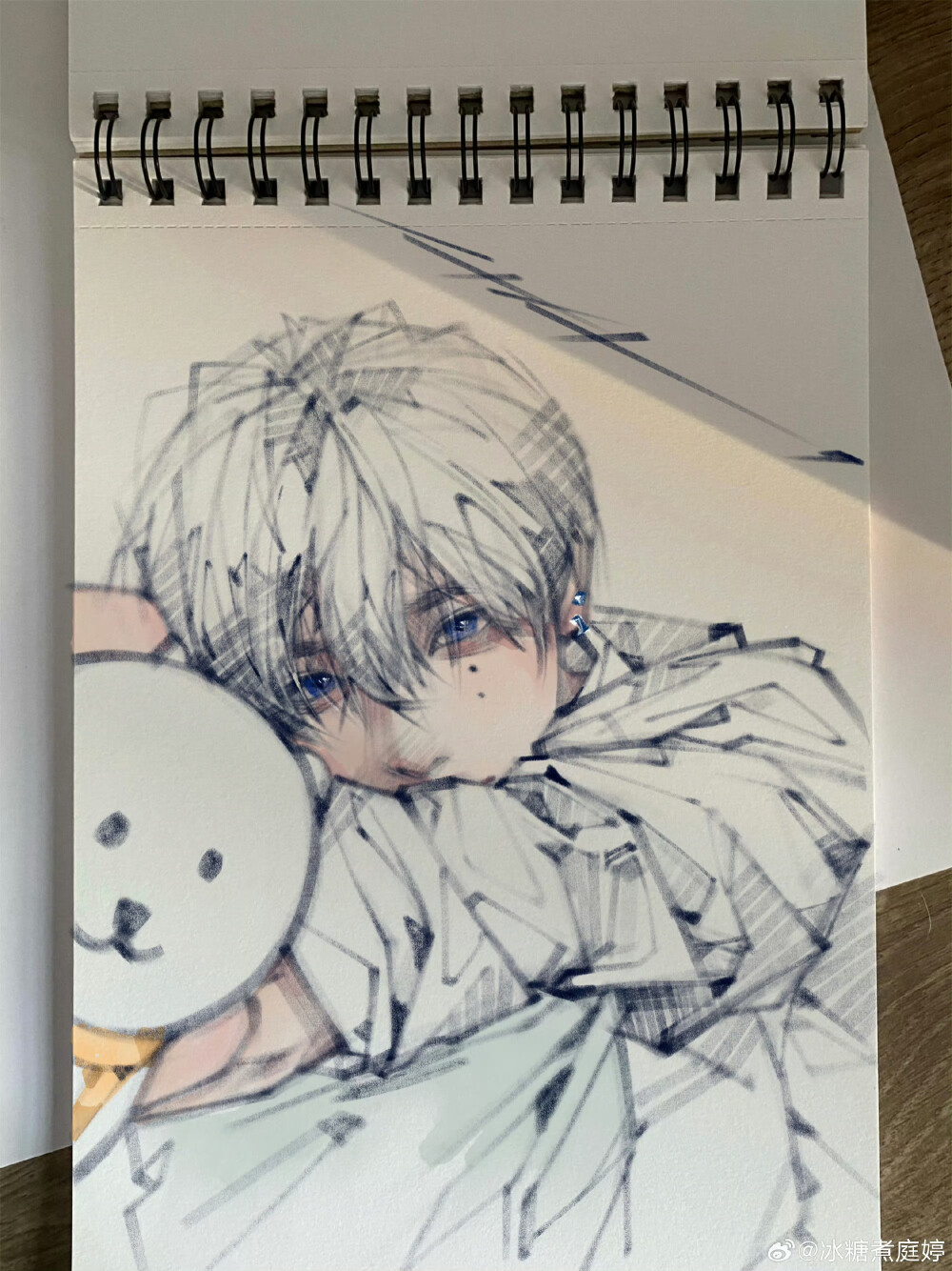 人物插画绘画线稿黑白手绘头像素描临摹细节几何素材风格个性
@冰糖煮庭婷