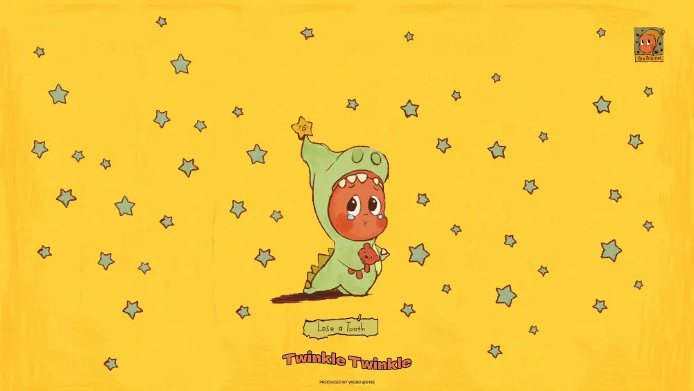 twinkletwinkle星星人壁纸，搬运来自G195潮流壁纸