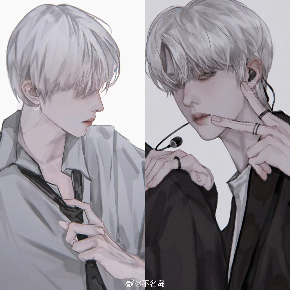 人物插画绘画线稿黑白手绘头像素描临摹细节几何素材风格个性
@不名岛