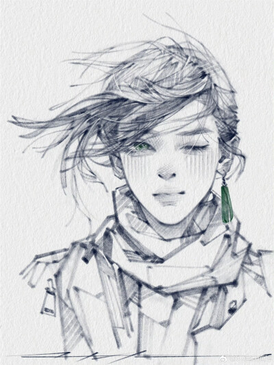 人物插画绘画线稿黑白手绘头像素描临摹细节几何素材风格个性
@冰糖煮庭婷