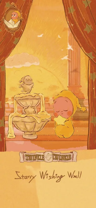 twinkletwinkle星星人壁纸，搬运来自G195潮流壁纸