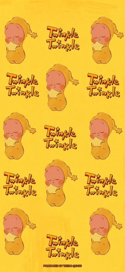 twinkletwinkle星星人壁纸，搬运来自G195潮流壁纸