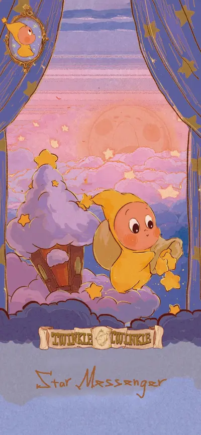 twinkletwinkle星星人壁纸，搬运来自G195潮流壁纸
