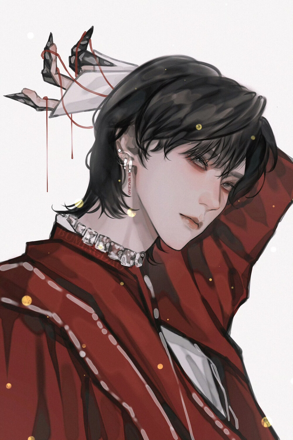 人物插画绘画线稿黑白手绘头像素描临摹细节几何素材风格个性
@不名岛