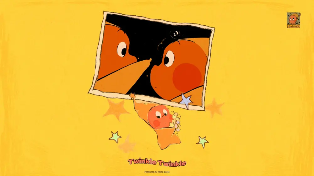 twinkletwinkle星星人壁纸，搬运来自G195潮流壁纸