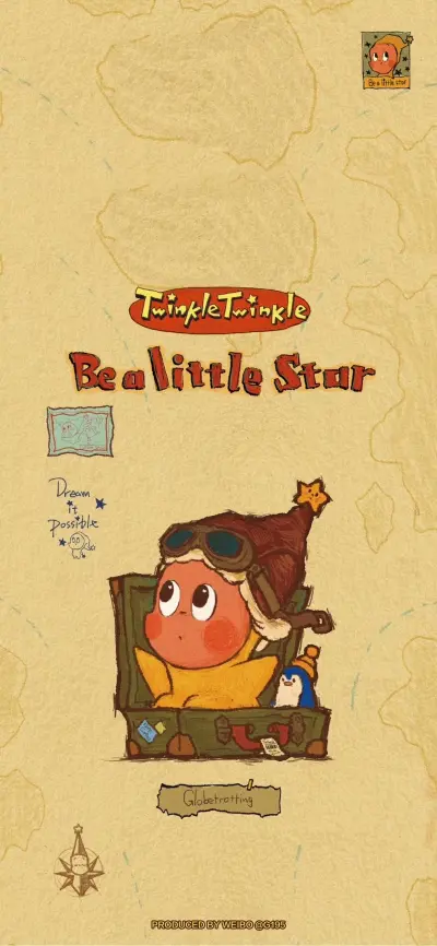 twinkletwinkle星星人壁纸，搬运来自G195潮流壁纸