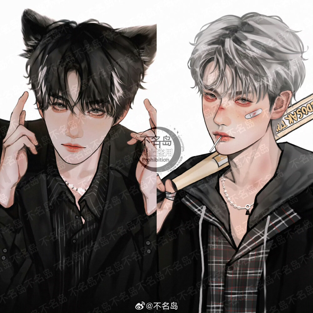 人物插画绘画线稿黑白手绘头像素描临摹细节几何素材风格个性
@不名岛