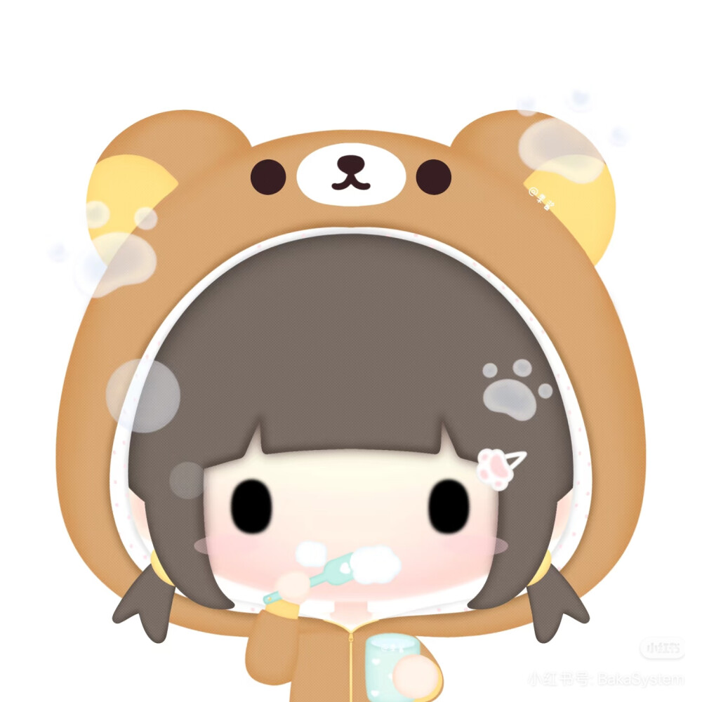 轻松熊拟人头像(搬运小红书)