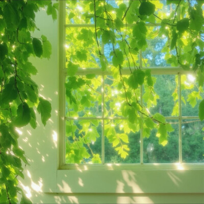 雨天：小清新女头像