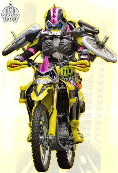 假面骑士狂飚，爆走摩托等级0。暴走机车。《假面骑士艾克赛德》系列。(侵权删)