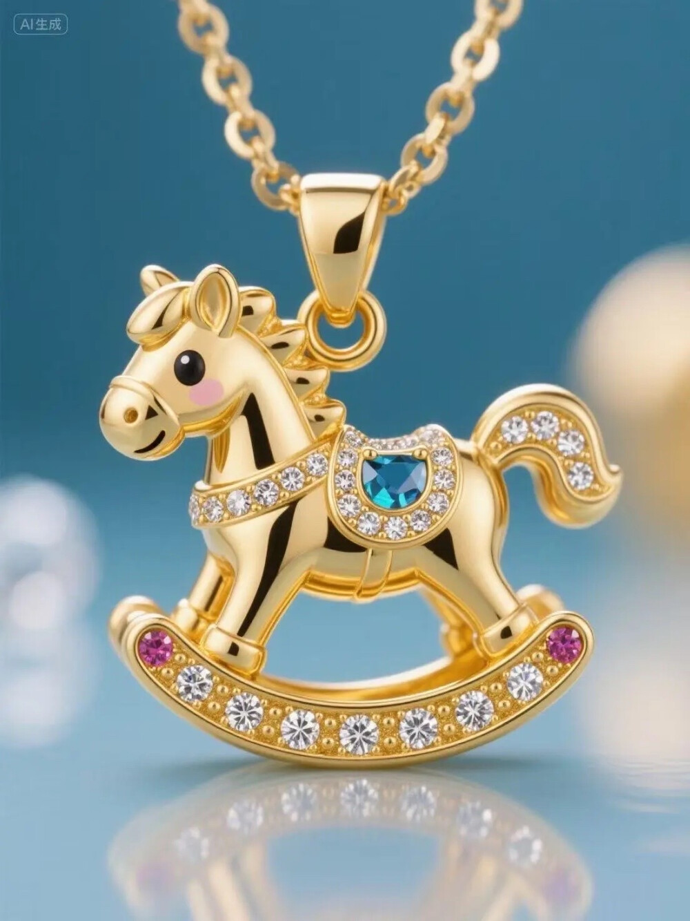 骏马/木马吊坠