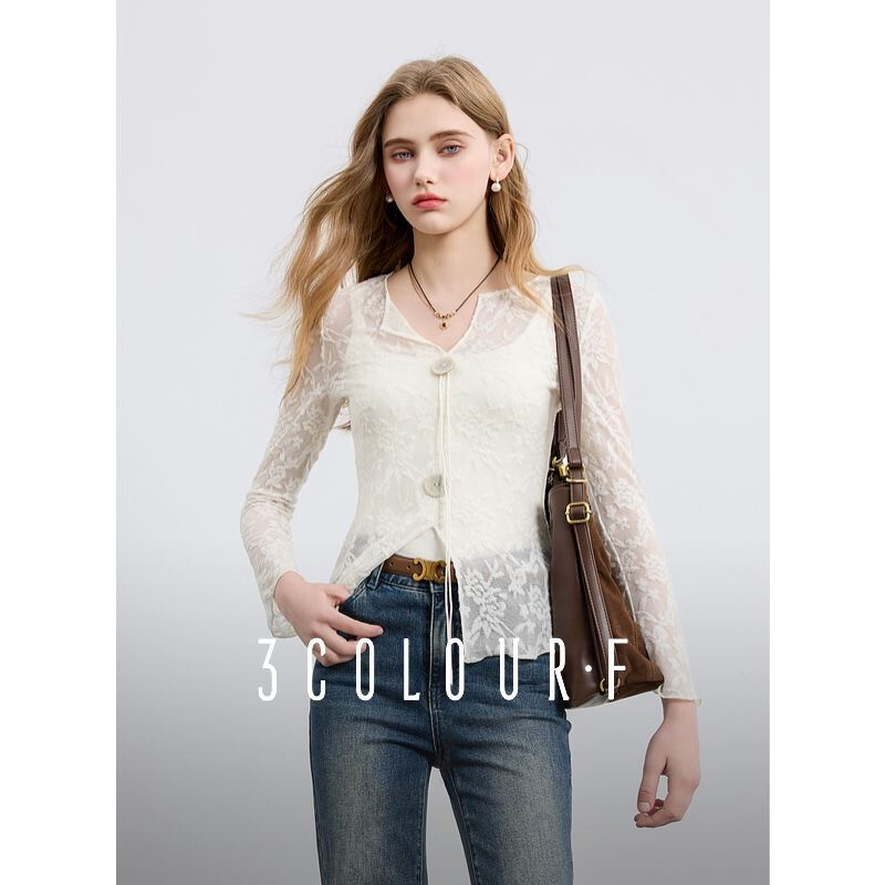 雪纺初秋长袖上衣