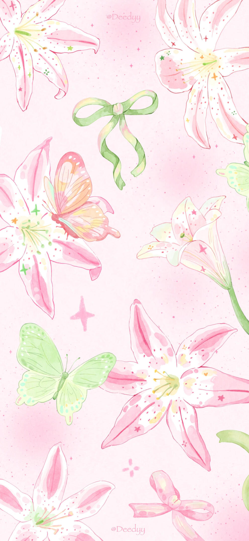 小清新 百合花花