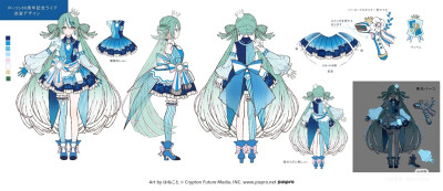 初音未来初音未来×罗森50th纪念特别演唱会服装设定，由はねこと老师创作。
同时演唱会抽票-—罗森票务Ponta会员特别抽选申请正在进行中，如果有需要的可以去申请抽选。每个账号可以免费领取一个月的Ponta会员试用。…