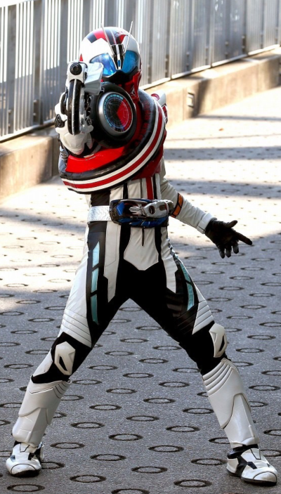 假面骑士白热马赫，前轮射手。《假面骑士驰骑》系列。(侵权删)