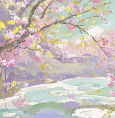 背景花
