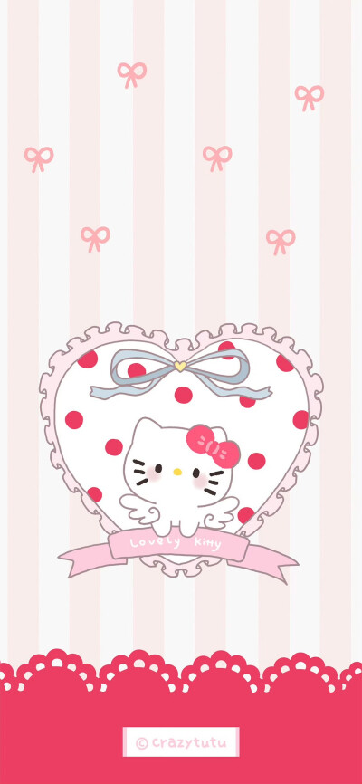 HelloKitty梦幻粉色手机套图壁纸
画师@_crazytutu 