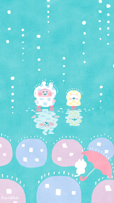 卡娜赫拉小动物，可爱治愈系壁纸
