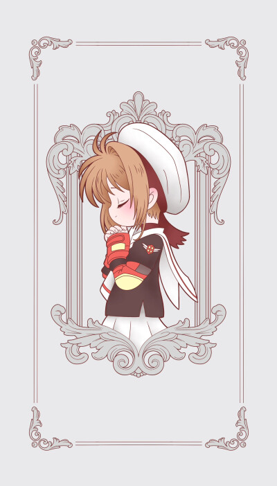 魔卡少女樱壁纸，可爱唯美的侧颜
画师@百事都可乐-_- 