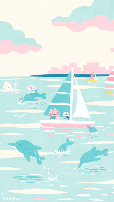 卡娜赫拉小动物，可爱治愈系壁纸
