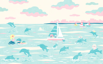 卡娜赫拉小动物，可爱治愈系壁纸