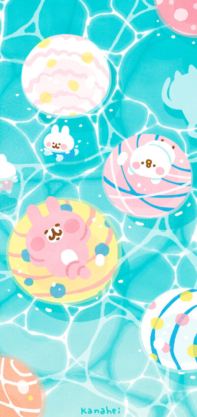 卡娜赫拉小动物，可爱治愈系壁纸
