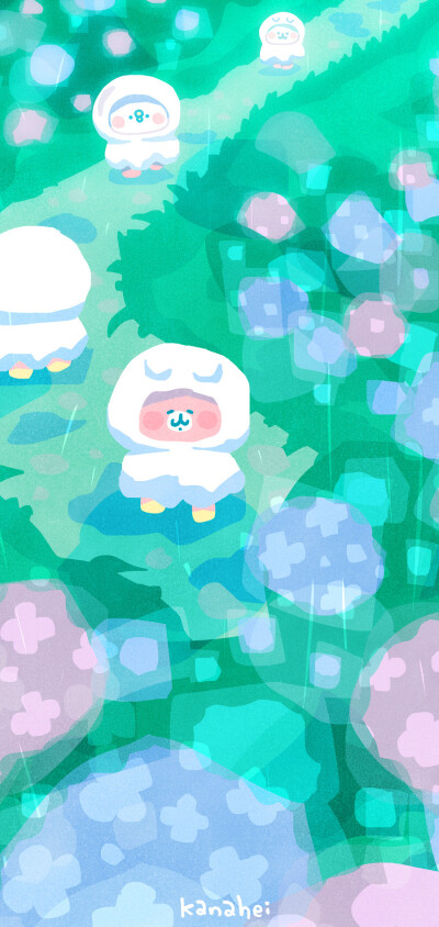 卡娜赫拉小动物，可爱治愈系壁纸
