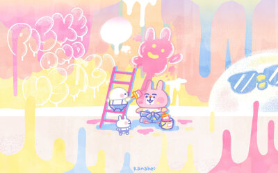 卡娜赫拉小动物，可爱治愈系壁纸