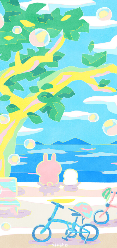 卡娜赫拉小动物，可爱治愈系壁纸
