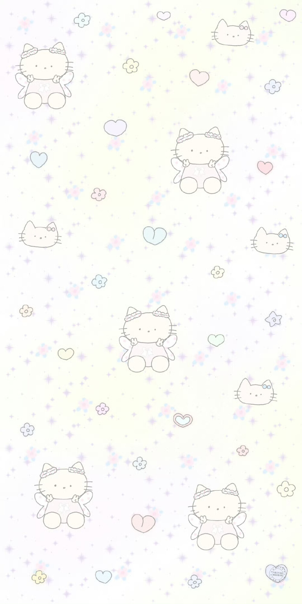 可爱聊天背景图