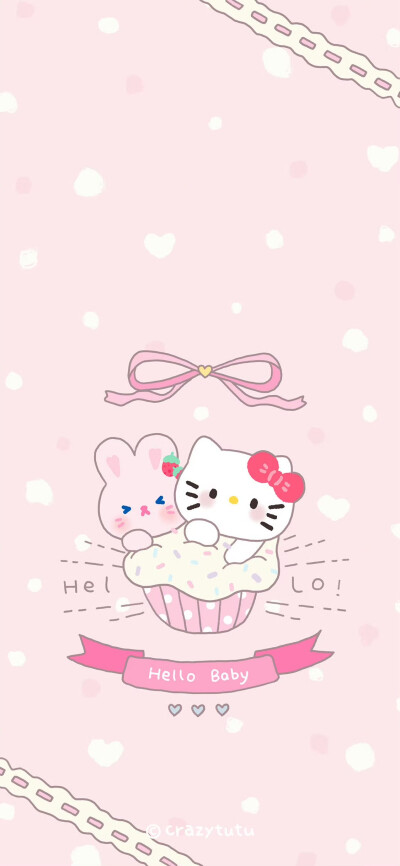 HelloKitty梦幻粉色手机套图壁纸
画师@_crazytutu 