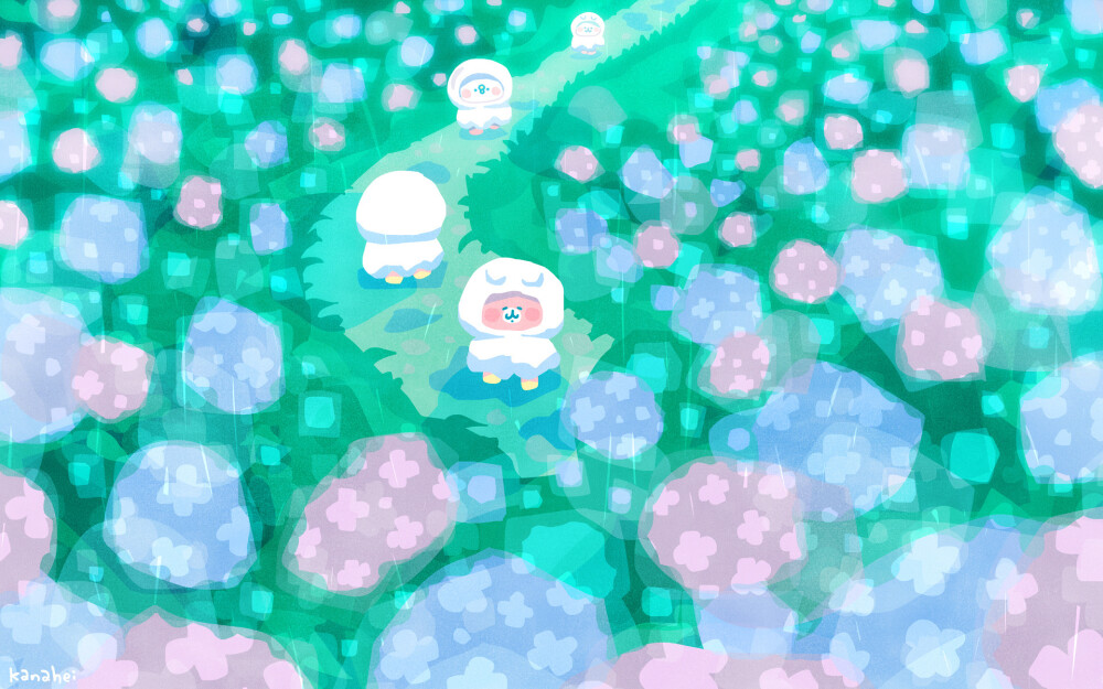 卡娜赫拉小动物，可爱治愈系壁纸