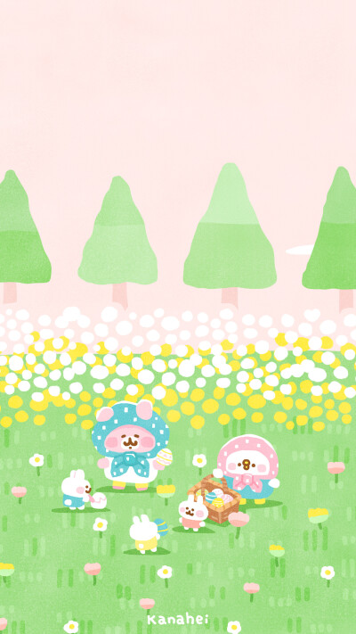 卡娜赫拉小动物，可爱治愈系壁纸
