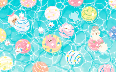 卡娜赫拉小动物，可爱治愈系壁纸