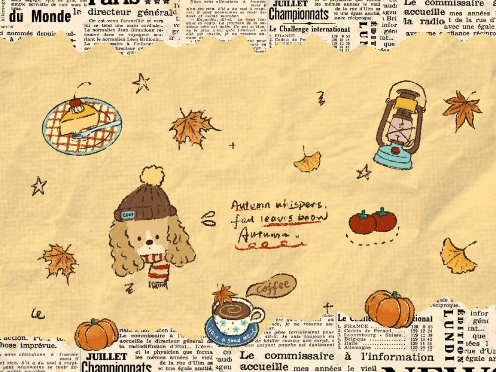 秋日iPad 壁纸来啦～