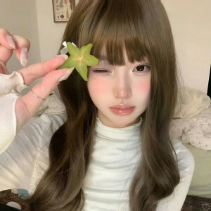 真人女头